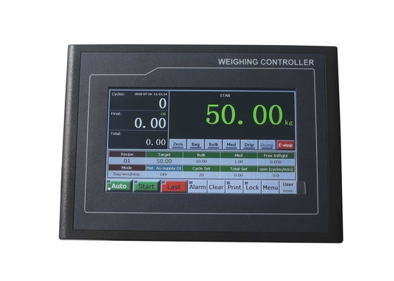 Emballage d'écran tactile d'automation pesant l'indicateur, avec le contrôleur programmable