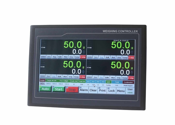 Quatre échelles empaquetant le contrôleur d'échelle de poids, indicateur de poids des systèmes de pesage industriels