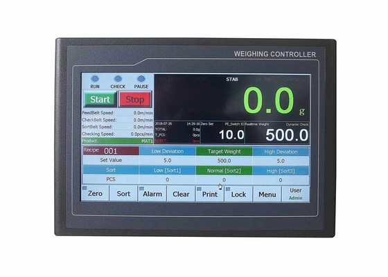 Contrôleur d'indicateur de peseuse de contrôle d'écran tactile, indicateur de capteur de pression de piézoélectrique de Digital avec MODBUS RTU