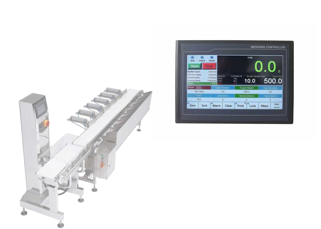Contrôleur d'indicateur de peseuse de contrôle de convoyeur de HMI, Digital pesant l'indicateur d'instrument